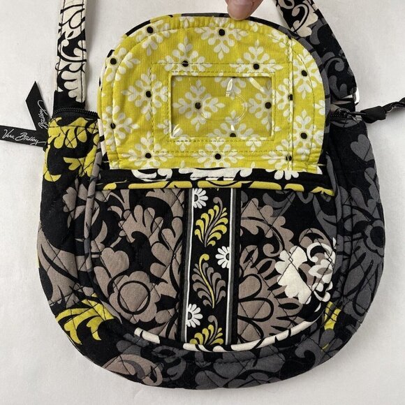 Vera Bradley Crossbody Small Quilt Purse Adjustable Strap Zip Pockets Card Slots - Picture 5 of 12
